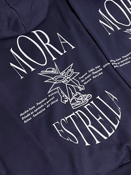 Hoodie estrella mora
