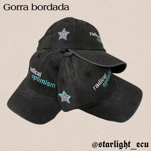 Gorra bordada radical optimism