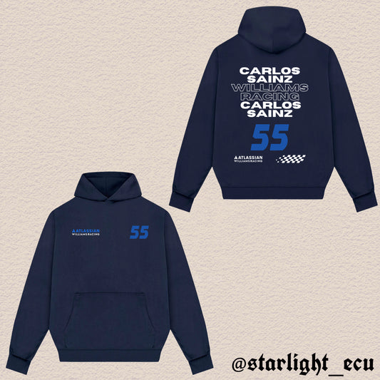 Hoodie Carlos Sainz 55 Williams racing