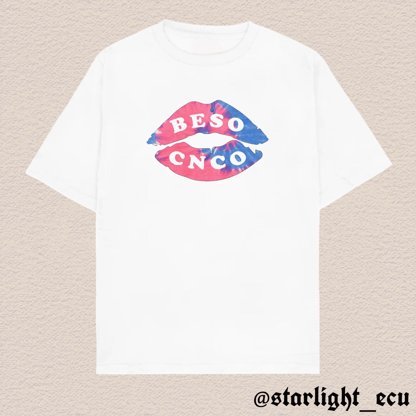 Camiseta beso CNCO