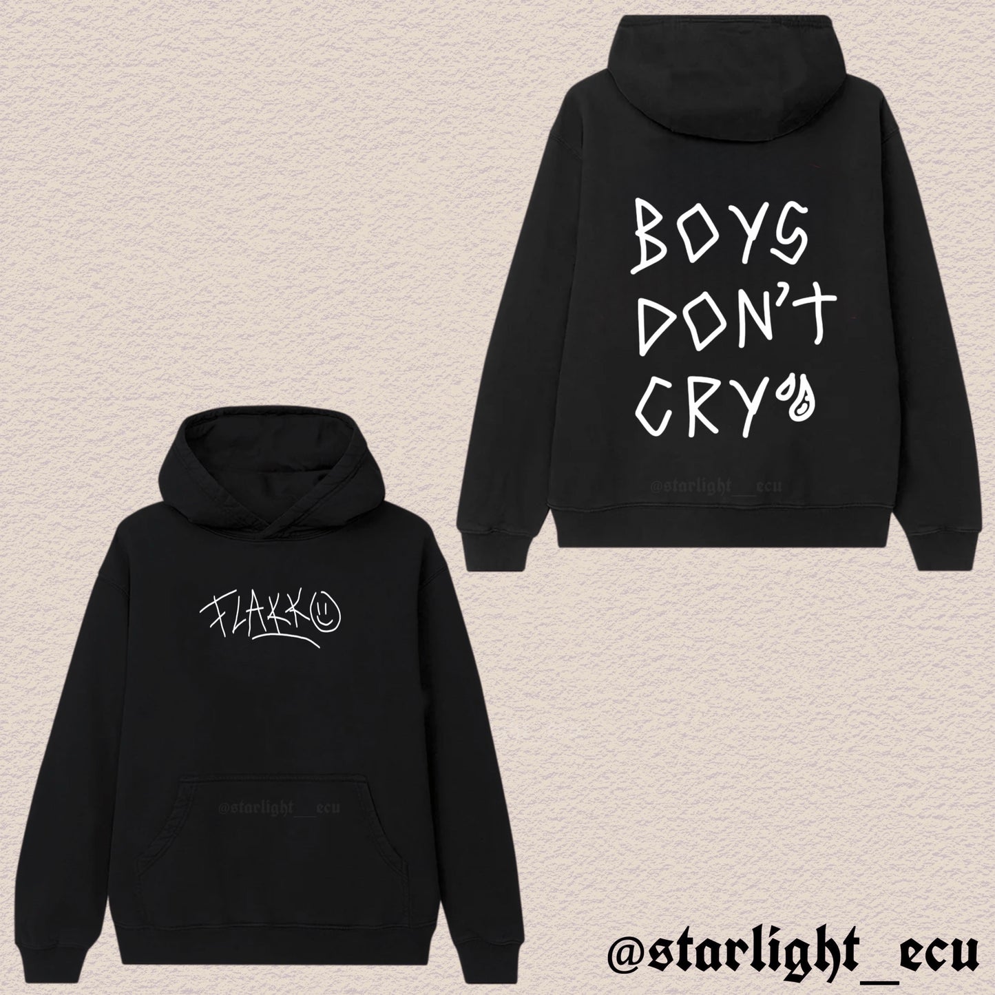Hoodie flakko boys don’t cry rels b