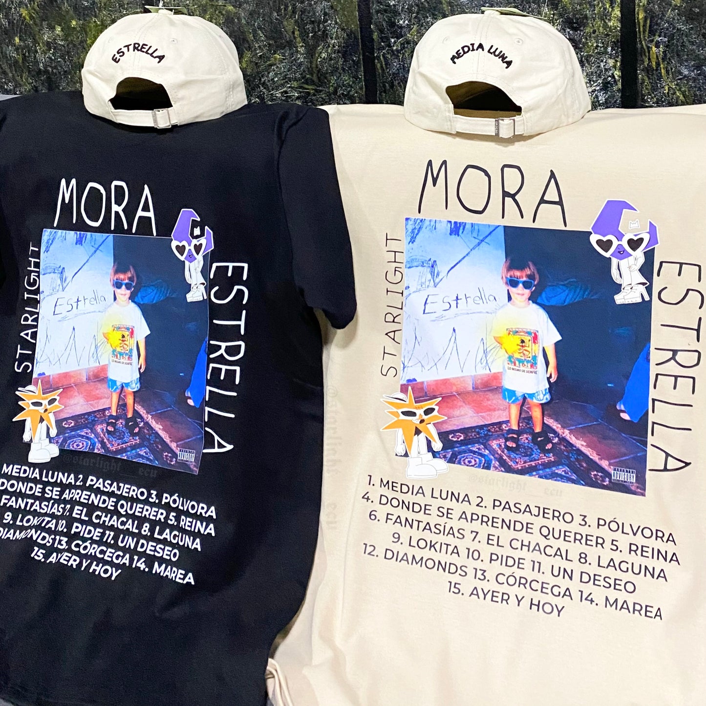 Camiseta estrella & media luna