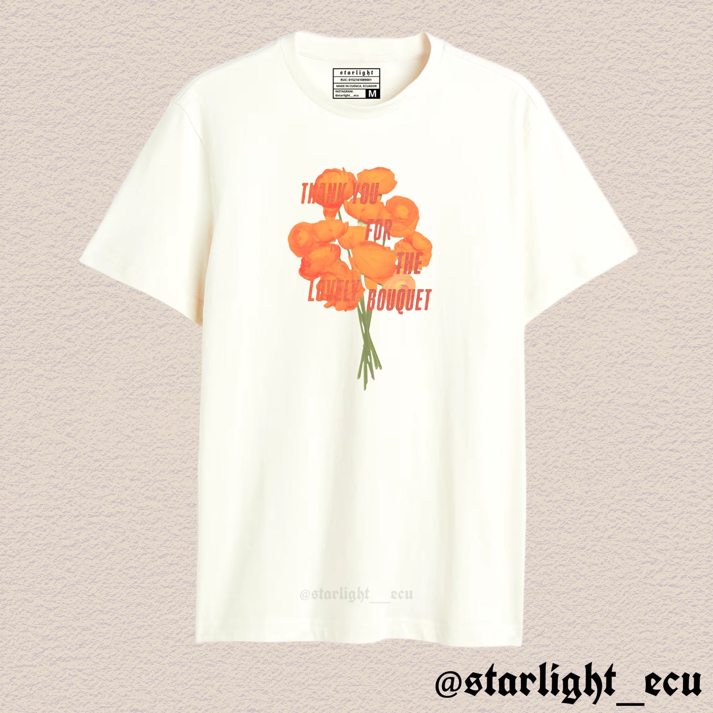 Camiseta thank you for the lovely bouquet the life of a showgirl