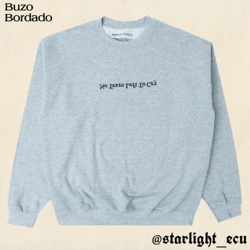 Buzo bordado no tears left to cry