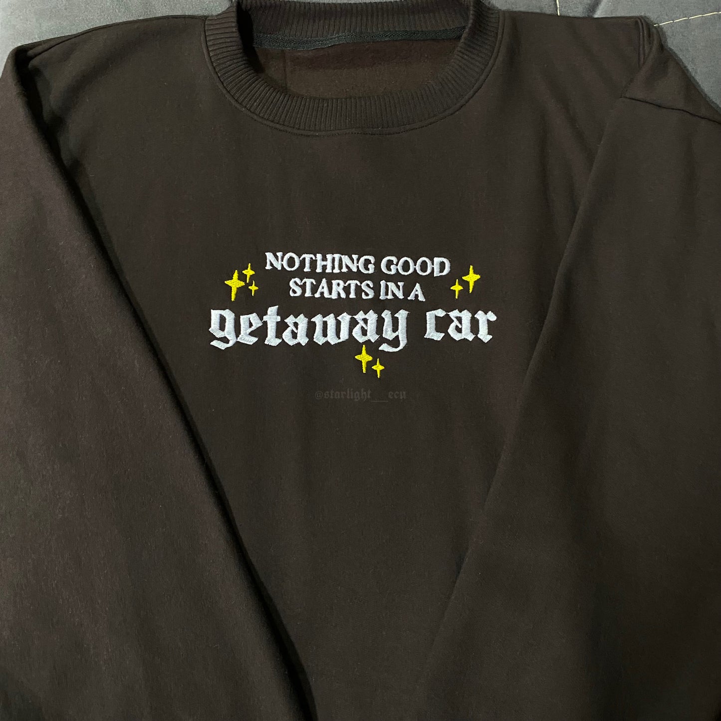 Buzo bordado getaway car reputation