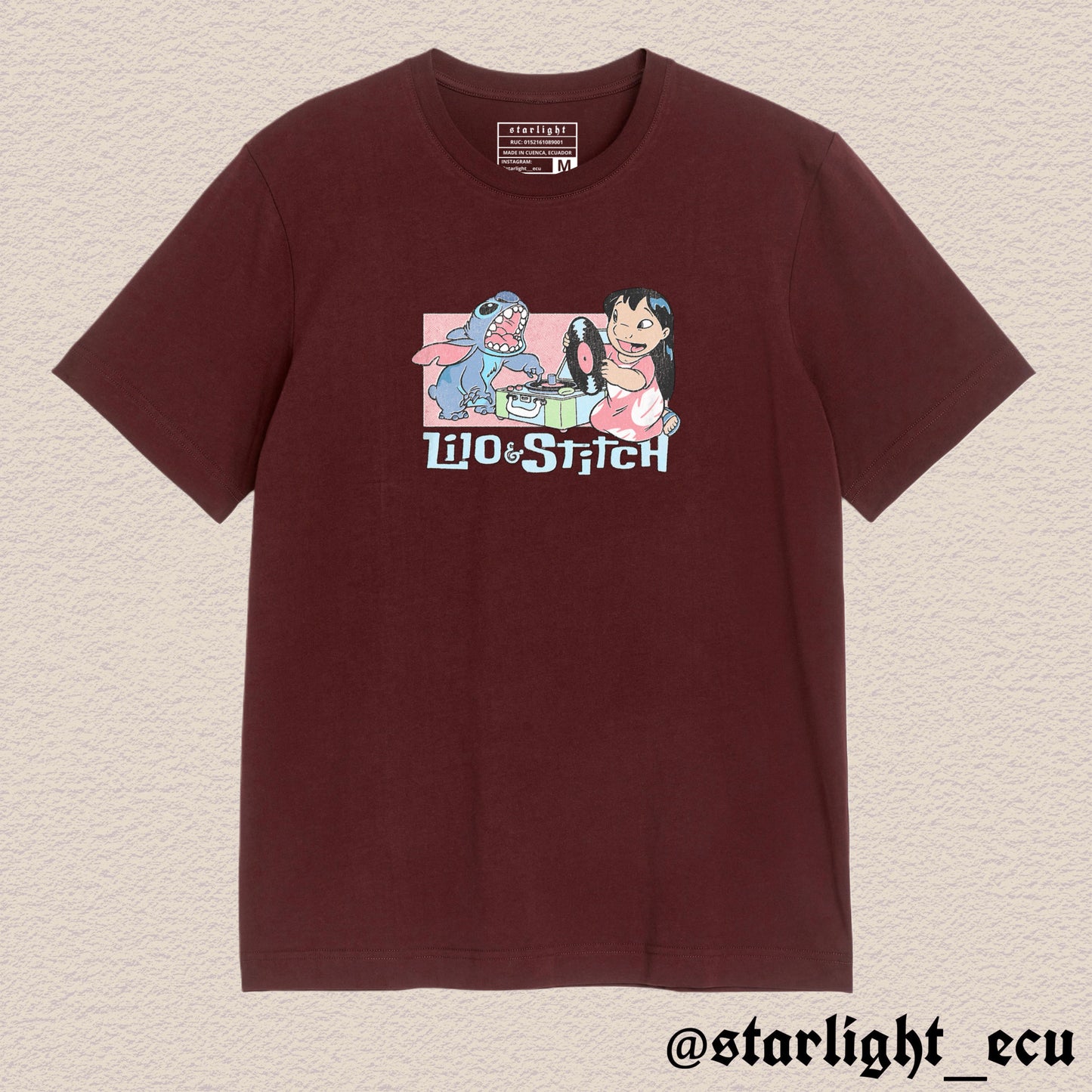 Camiseta lilo & stitch