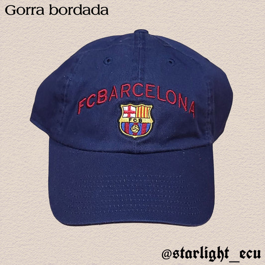Gorra bordada FC Barcelona