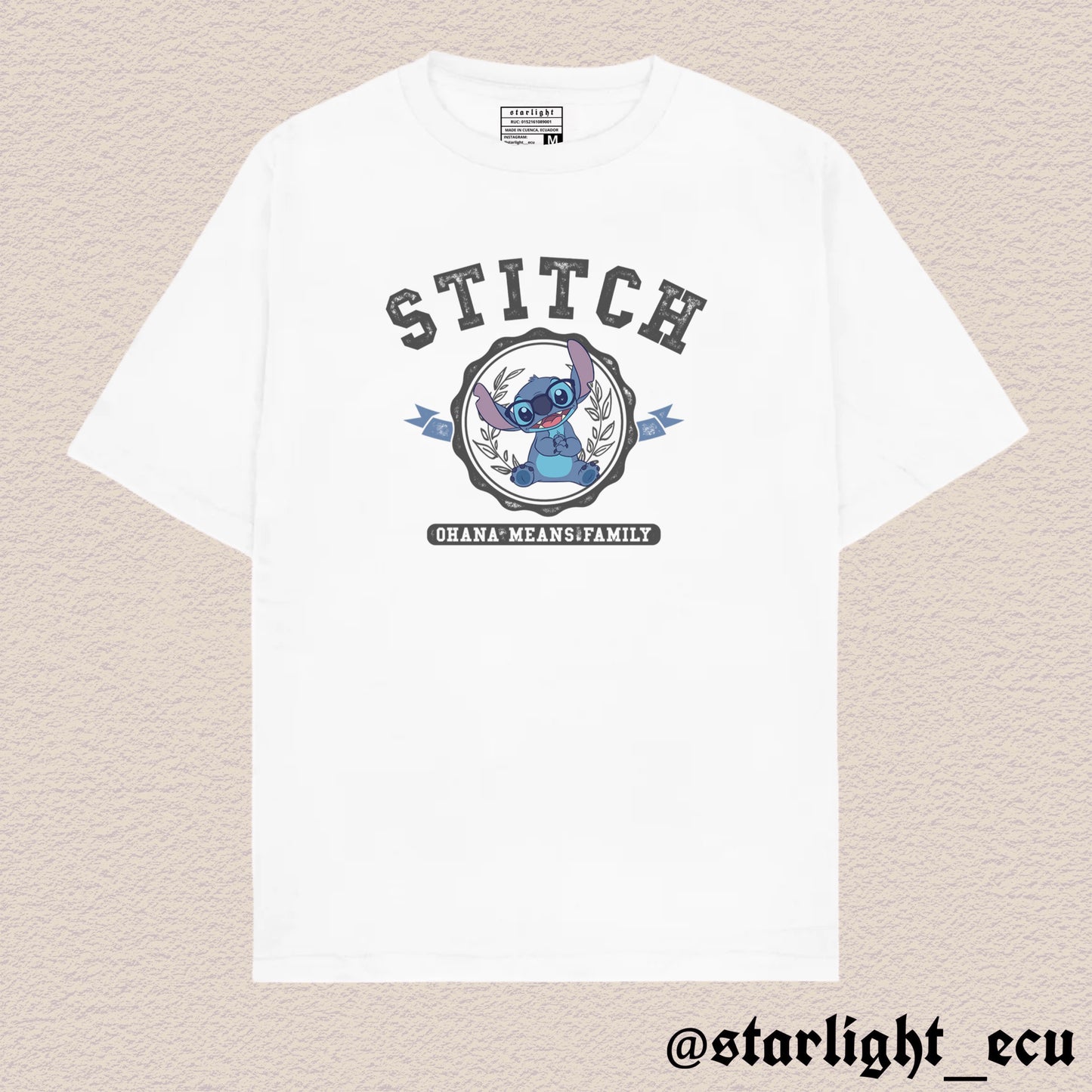 Camiseta stitch