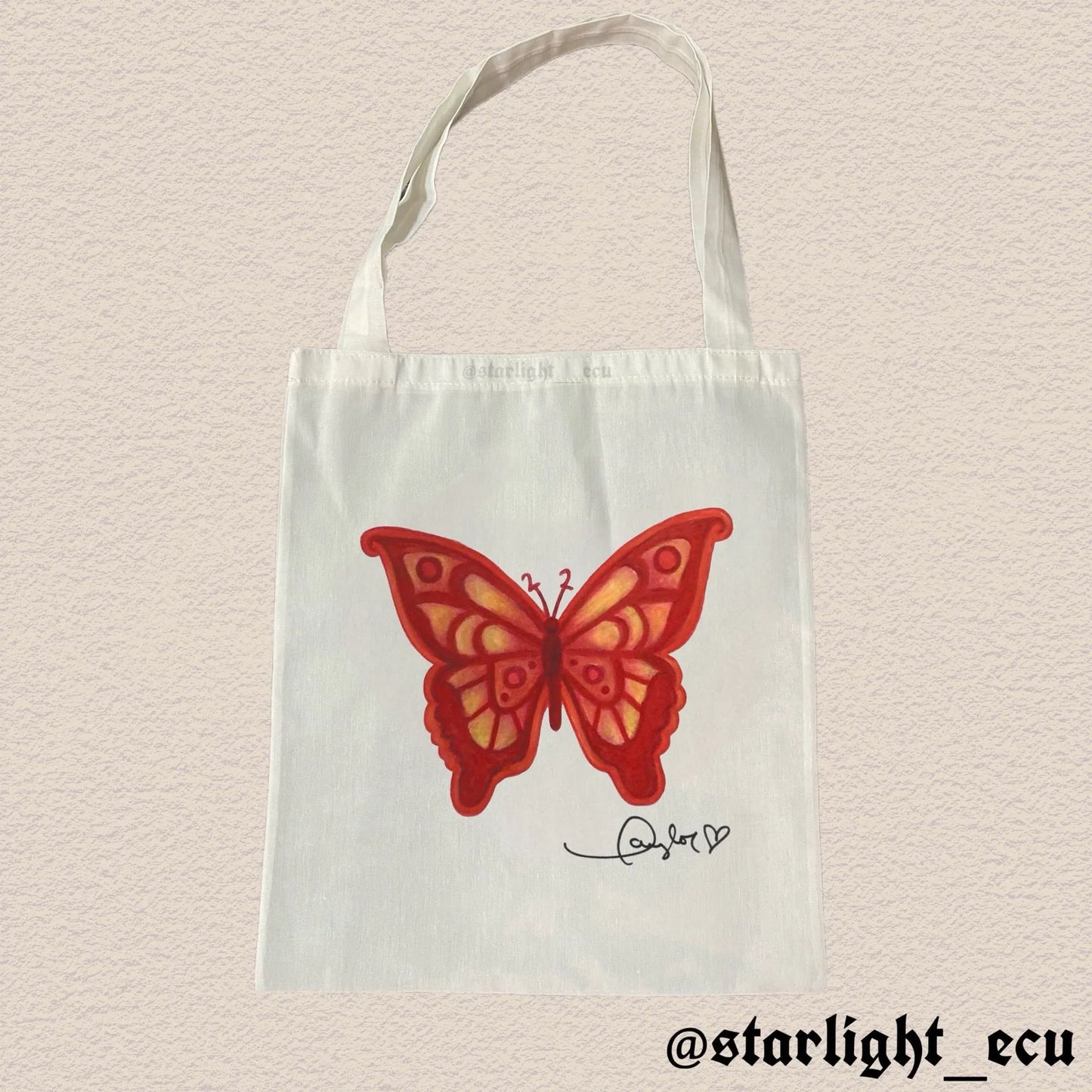 Tote bag red