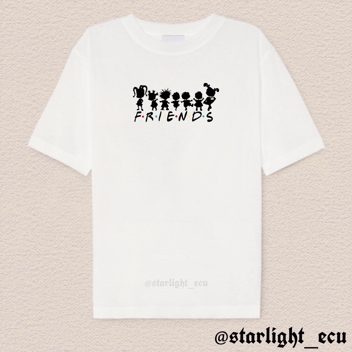 Camiseta rugrats friends