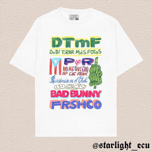 Camiseta dtmf bad bunny