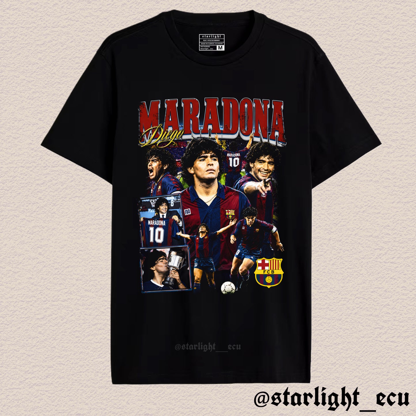 Camiseta Maradona FCB Barcelona 10