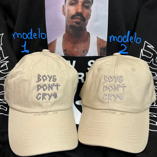 Gorra bordada boys don’t cry