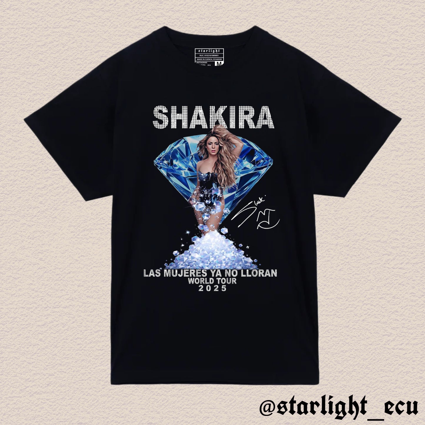 Camiseta las mujeres ya no lloran world tour
