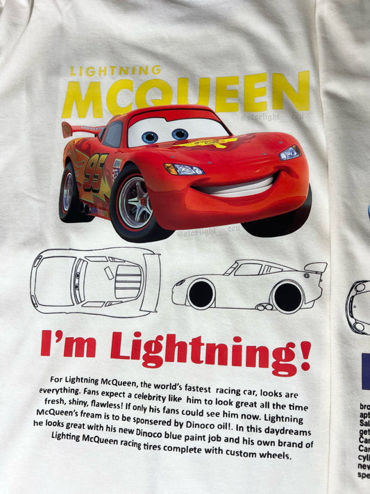 Camisetas McQueen y Sally
