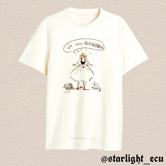 Camiseta je suis calme lover
