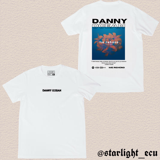 Camiseta blanco/negro me rehúso Danny ocean