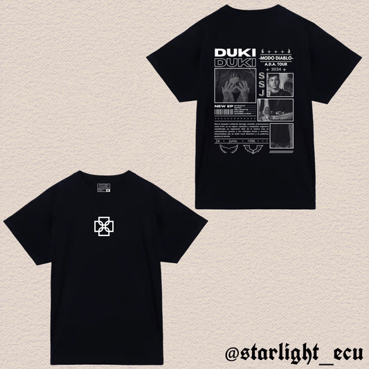 Camiseta Duki b/n