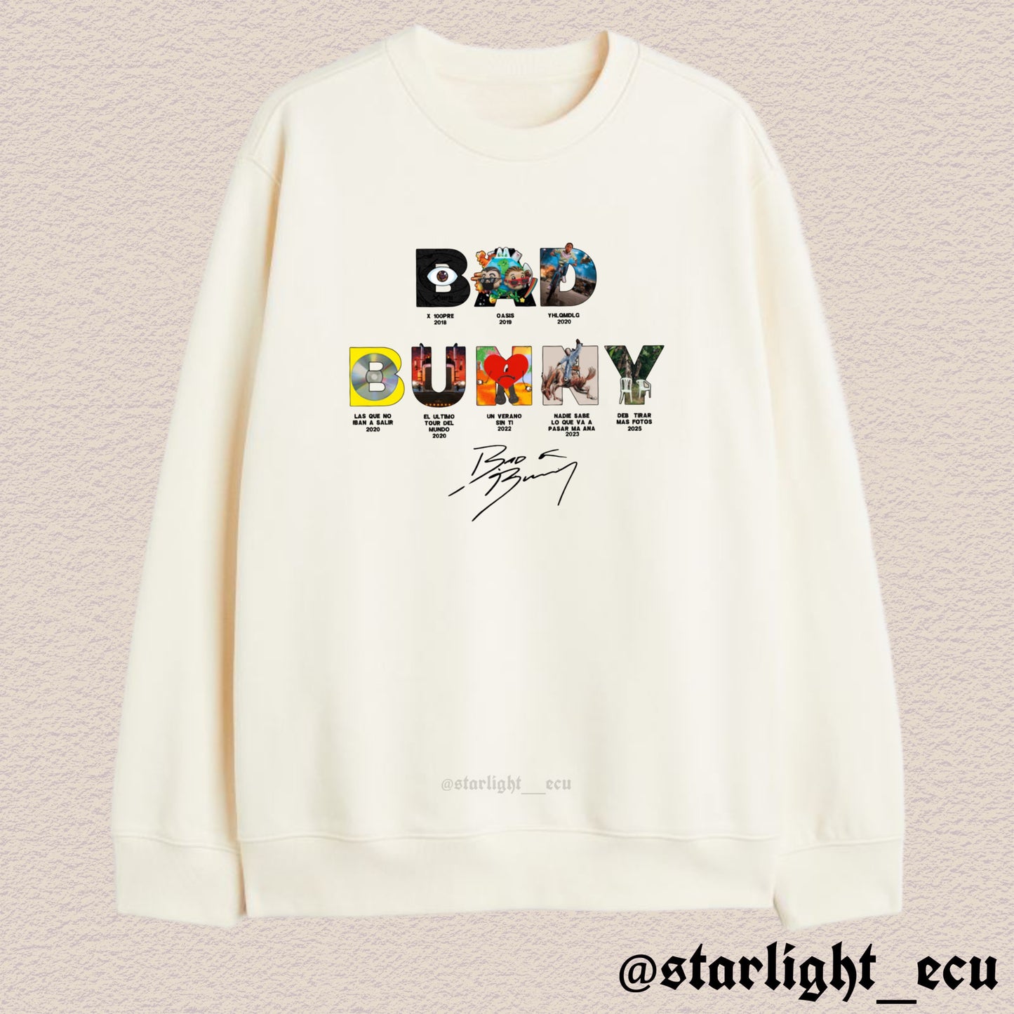 Hoodie bad bunny álbumes