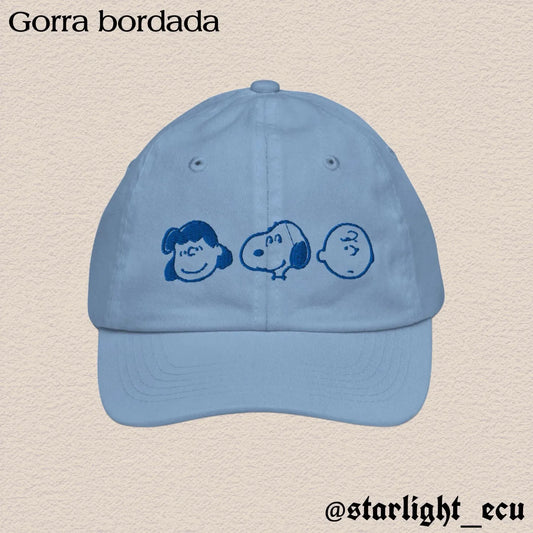 Gorra bordada snoopy