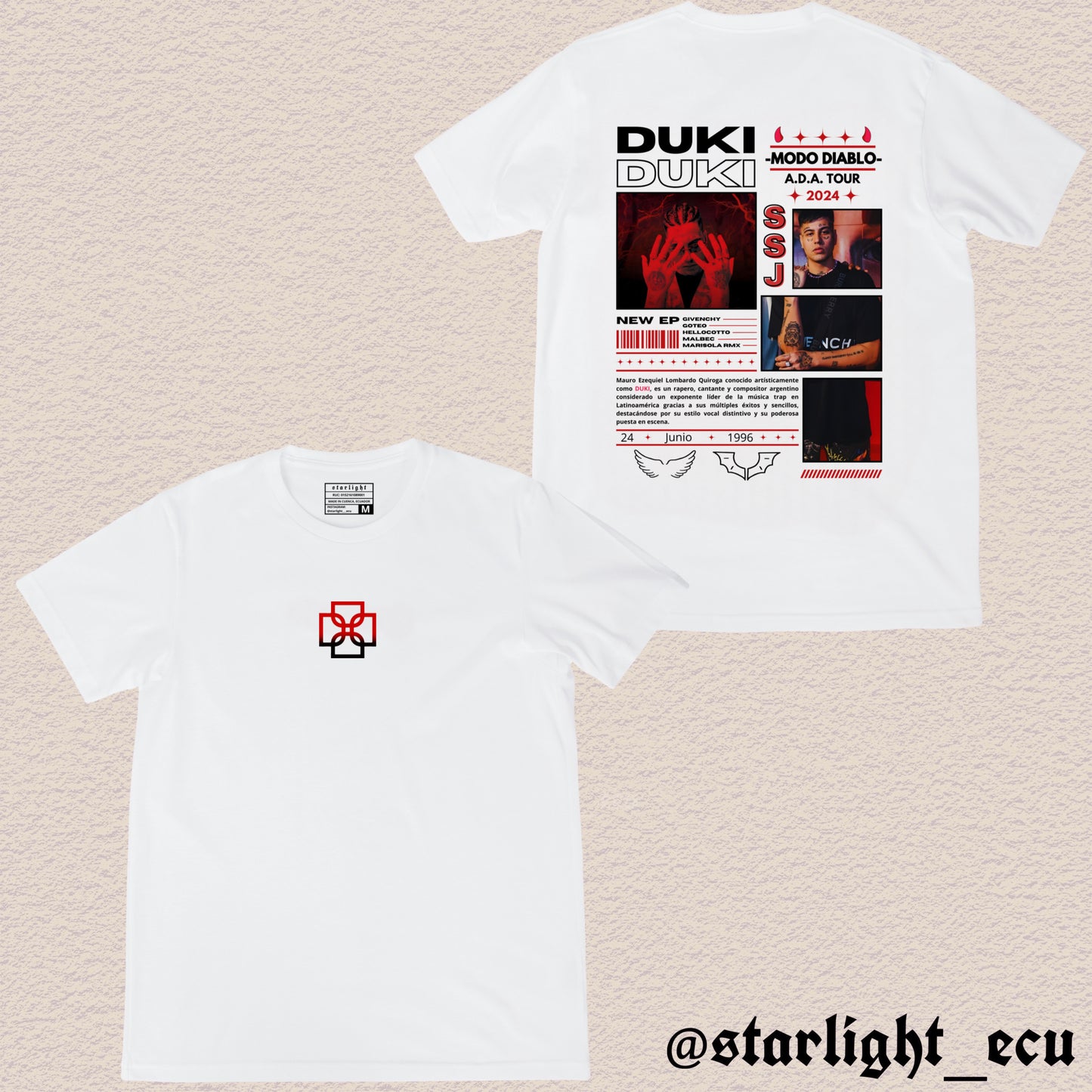 Camiseta Duki