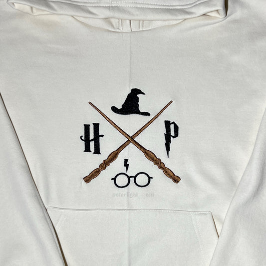 Hoodie bordado Harry Potter