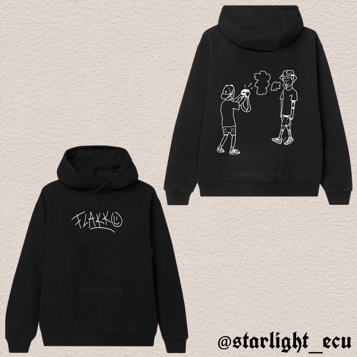 Hoodie flakko player hater rels b