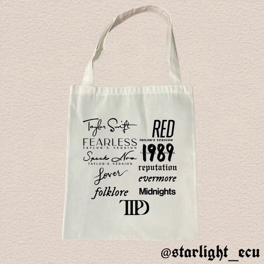 Tote bag Taylor albums