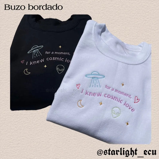 Buzo bordado cosmic love ttpd