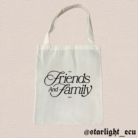 Tote bag for friends and family