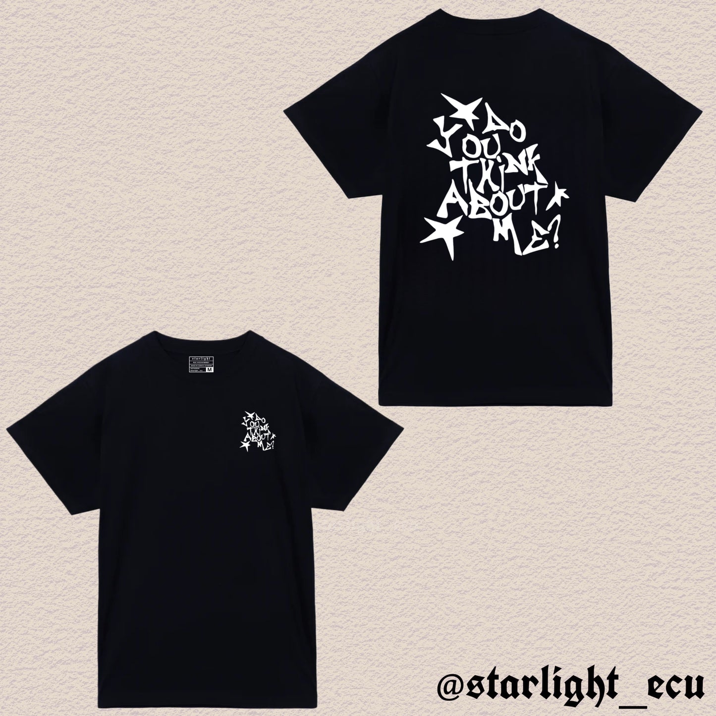 Camiseta do you think about me ? NSQK