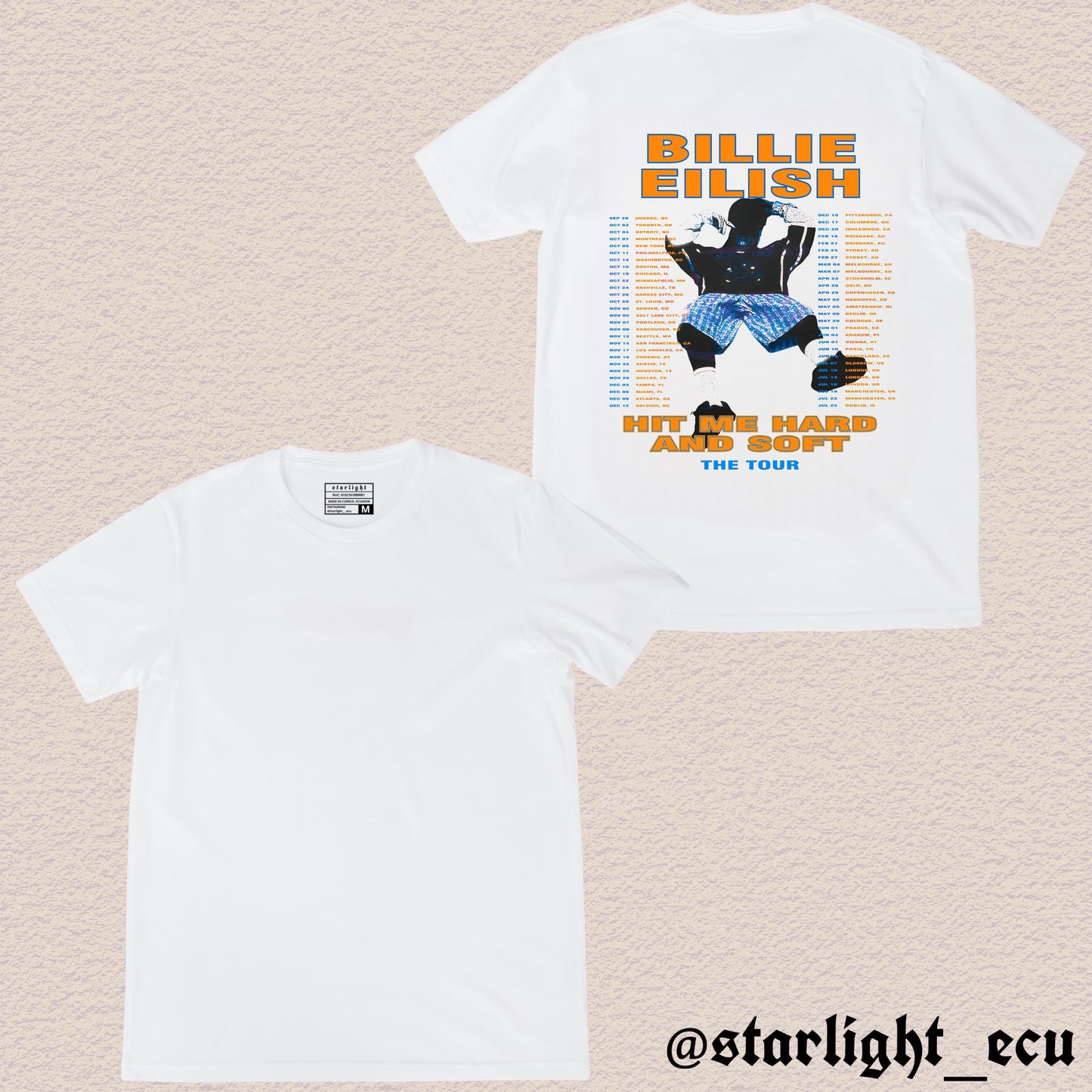 Camiseta hit me hard and soft Billie eilish