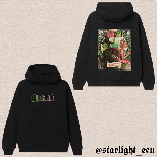 Hoodie wicked Elphaba & Glinda