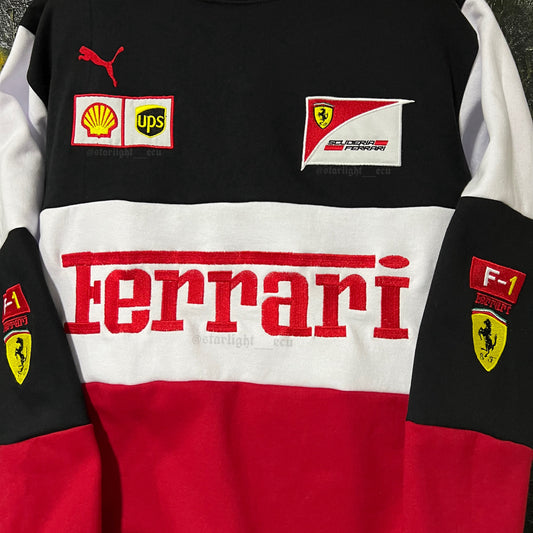 Buzo bordado Ferrari