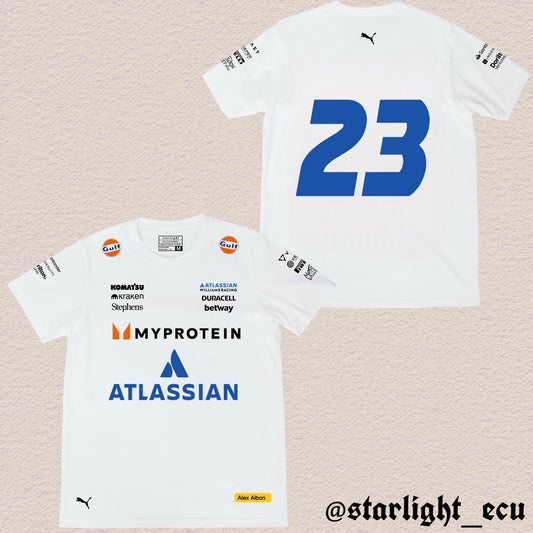 Camiseta Alex Albon 23 Williams racing