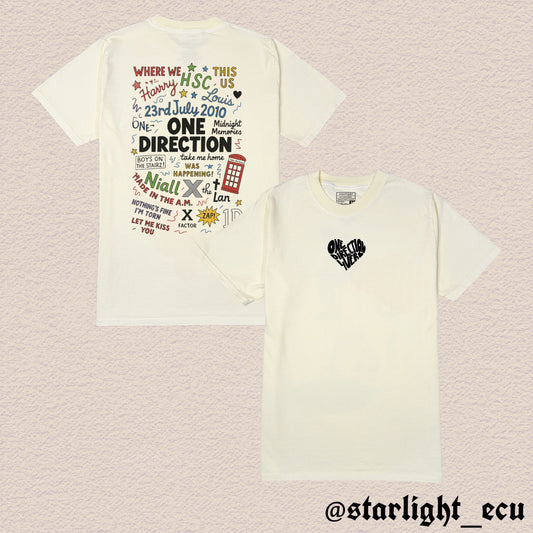 Camiseta one direction 4 ever