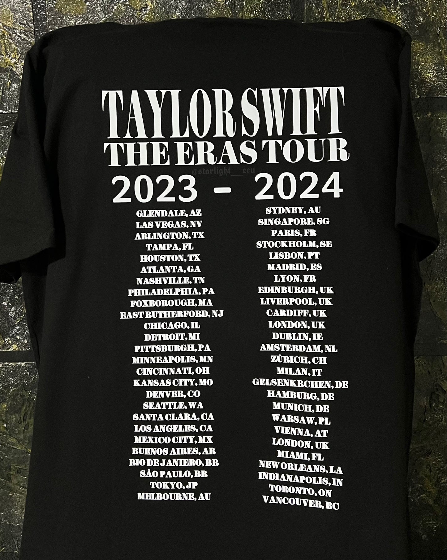 Camiseta the eras tour II