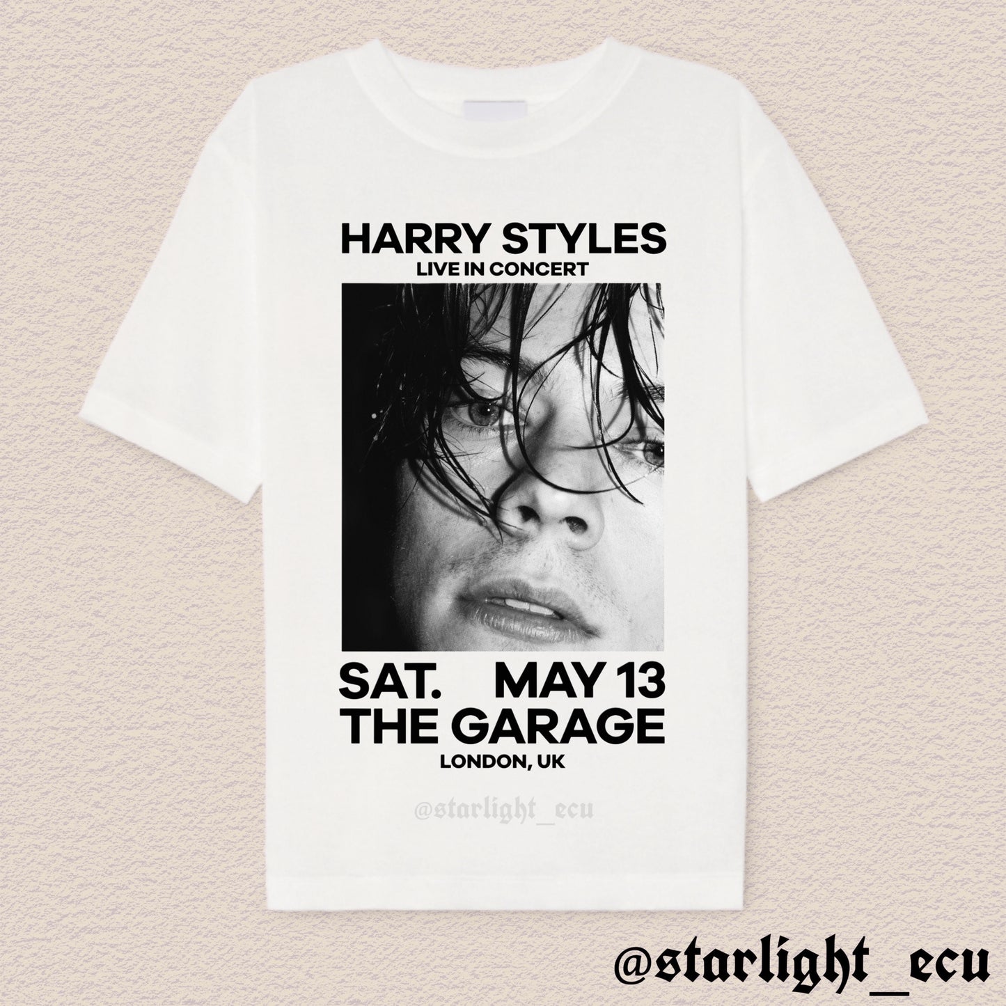 Camiseta harry styles live in concert London UK