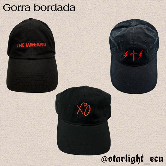 Gorra bordada the Weeknd