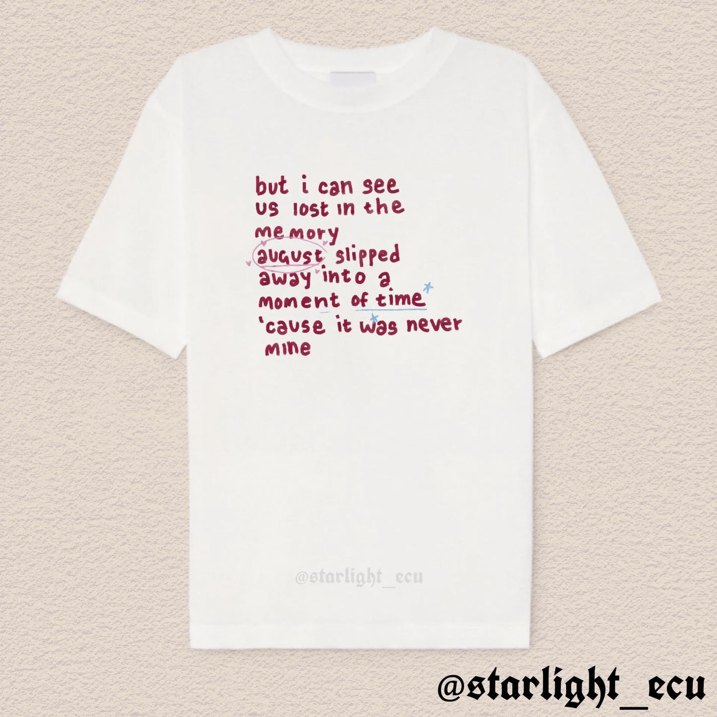 Camiseta august