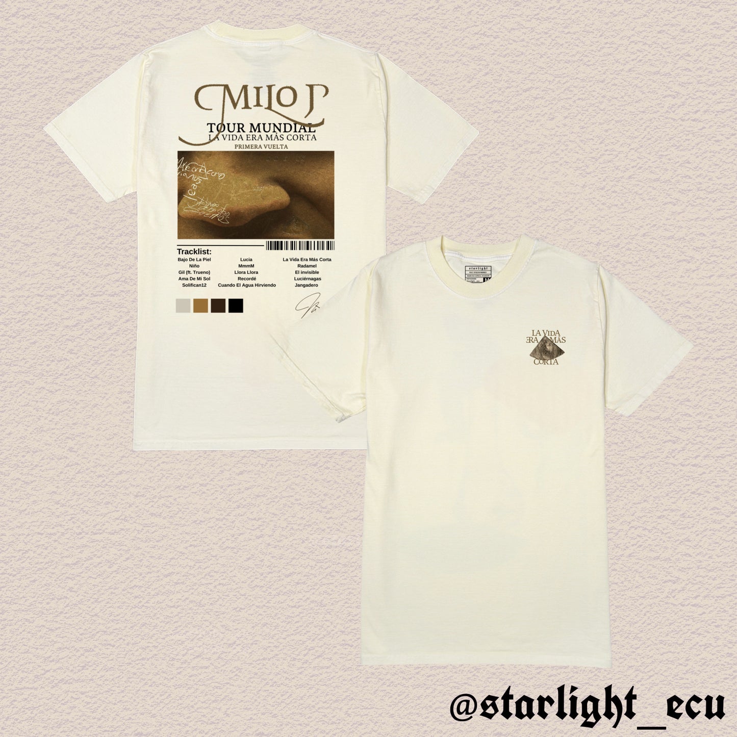 Camiseta la vida es más corta Milo J