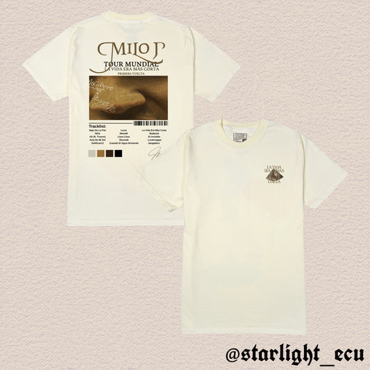 Camiseta la vida es más corta Milo J