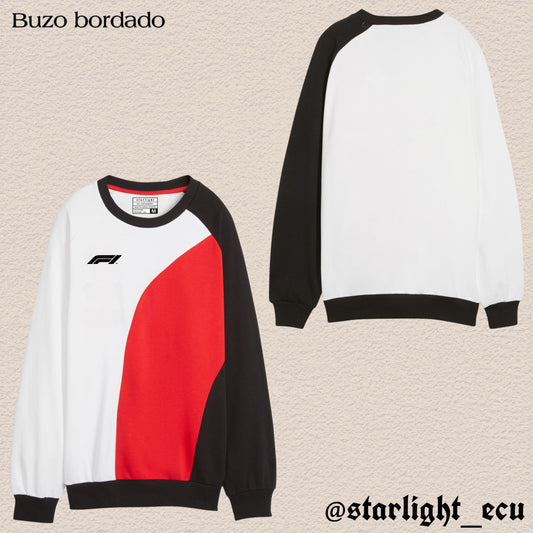 Buzo bordado formula 1