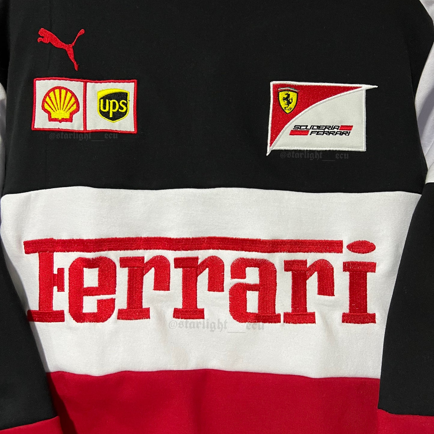 Buzo bordado Ferrari