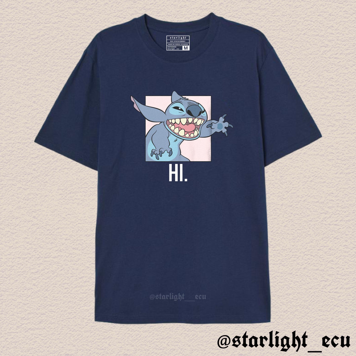 Camiseta hi stitch