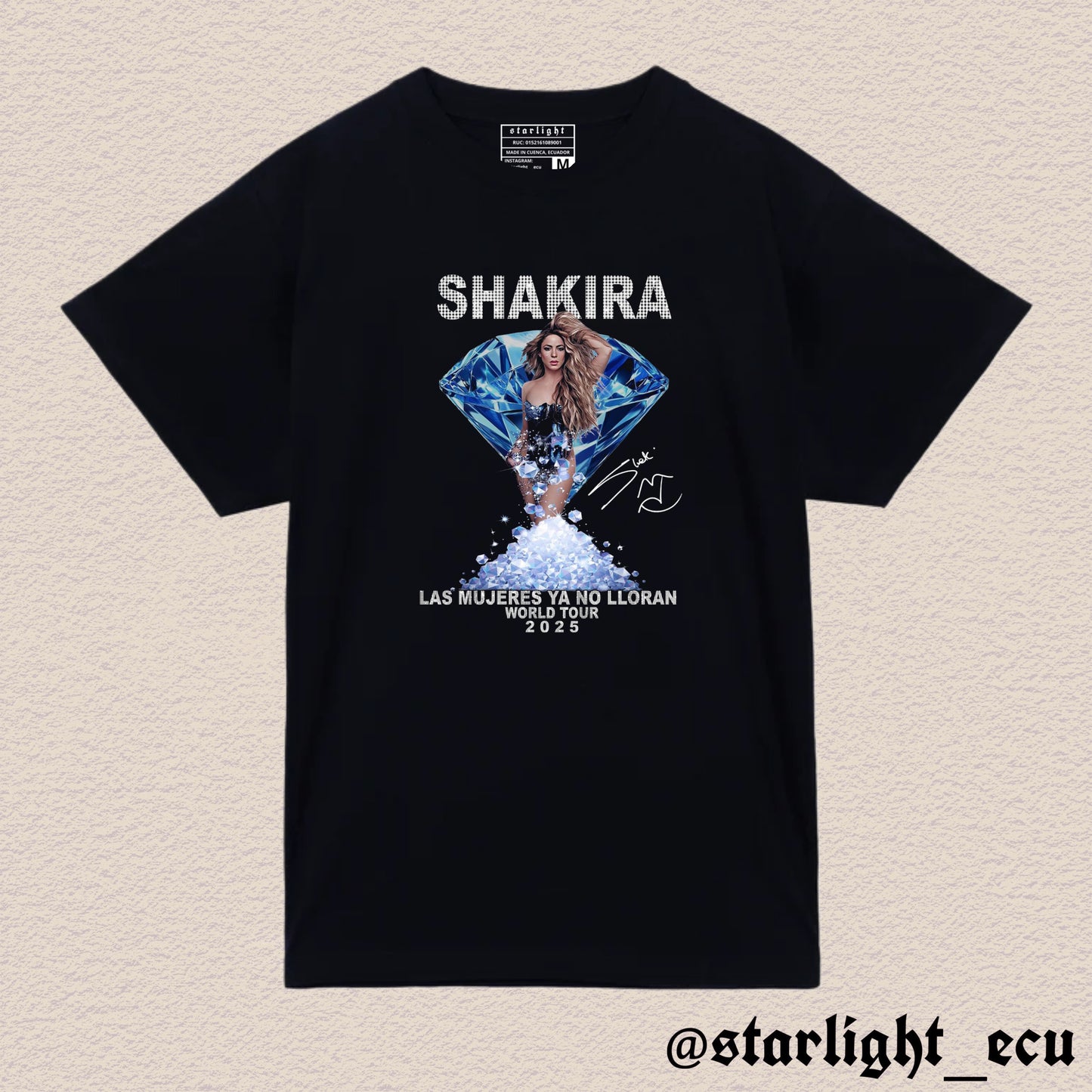 Camiseta las mujeres ya no lloran world tour