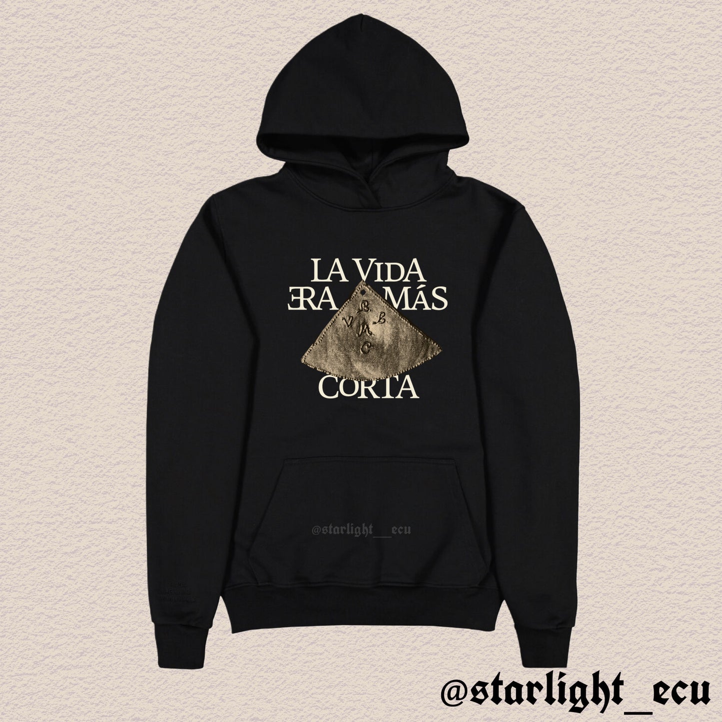 Hoodie La Vida Era Más Corta Milo J