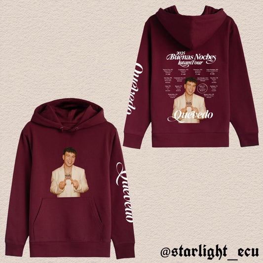 Hoodie buenas noches tour Quevedo