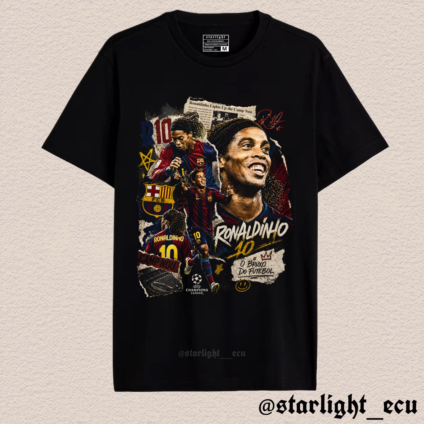 Camiseta Ronaldinho FCB Barcelona 10