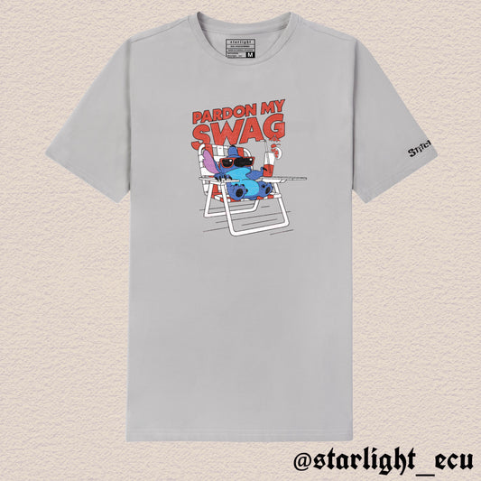 Camiseta pardon my swag stitch